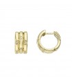 Chimento Earrings - X-Tend Chocolat Circle in 18k Yellow Gold with Natural Diamonds 0.17 ct - 0