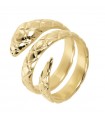Etruscan Ring - Itaca Contrariè Gold in the Shape of a Snake - Size 14