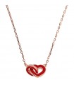 Collana Bronzallure - Capsule Rose Glod con Catena e Cuore Smaltato