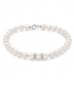 Miluna Bracelet - Boule and Fantasy with Freshwater Pearls and Natural Diamonds - 0