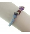 Bracciale Rajola - Girona con Sfere di Angelite e Fluorite