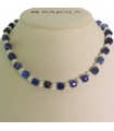 Collana Rajola - Rubik Girocollo con Perle Bianche e Sodalite