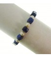 Bracciale Rajola - Rubik con Perle Bianche e Sodalite