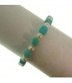 Bracciale Rajola - Rubik con Perle Bianche ed Amazzonite