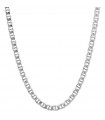 Boccadamo - Man Necklace in 925% Silver with Medium Navy Link Chain