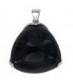 Della Rovere Pendant - in 925% Silver with Black Onyx