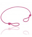 Chimento Bracelet - Typhoon in Cyclamen Pink Cord - One size