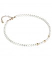 Boccadamo Necklace - Pearls in 925% Gold Plated Silver with 6mm Pearls