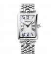 Frederique Constant Watch - Classics Art Déco Carree 28x21mm Silver White Mother of Pearl - 0