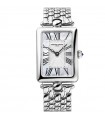 Orologio Frederique Constant - Classics Art Déco Carree 28x21mm Argento Bianco Madreperla