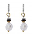 Silvia Kelly Earrings with Pearls and Diamonds for Woman - 0