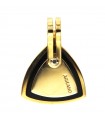 Arkano Pendant - in 18K Yellow Gold with Black Diamond and Black Onyx