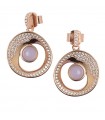 Boccadamo Women's Earrings with Eclipse Moon Pendant - 0