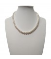 Nimei Necklace for Women - Strand of Pure Freshwater Pearls 6.5 - 7 mm