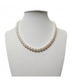 Nimei Necklace for Women - Strand of Pure Freshwater Pearls 7 - 7.5 mm