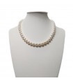 Nimei Necklace for Women - Strand of Pure Freshwater Pearls 8 - 8.5 mm