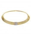 Antorà Necklace - Memento Tubogas in 18K Yellow Gold with Natural Diamonds 1.50 ct - 0