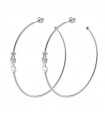Rue Des Mille Silver Earrings a Cerchio with 3 Subjects for Women - 0