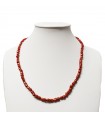 Della Rovere Necklace - Choker in 925% Silver with Red Coral