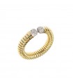 Antorà Ring - Memento in 18K Yellow Gold with Natural Diamonds 0.15 ct - 0