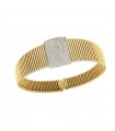 Antorà Bracelet - Memento Tubogas in 18K Yellow Gold with Natural Diamonds 1.95 ct - 0