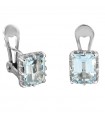 Comete Earrings with Aquamarine for Women - 0