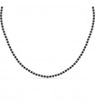 Morellato Necklace for Men - Steel Stones with Black Agate