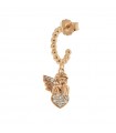 Rue Des Mille Woman's Headband Mono Earring - Angel with Rose Gold Zircons - 0