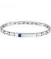 Morellato Men's Bracelet - Urban in Steel with Blue Gem