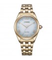 Citizen Women's Watch - Lady Eco-Drive Rose Gold 33mm Antique White - 0