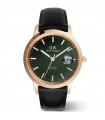 Daniel Wellington Watch - Iconic Sheffield Automatic Rose Gold Time and Date 40mm Green