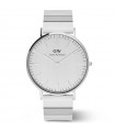 Daniel Wellington Watch - Classic Piano Link Silver Unitone Only Time 40mm Silver