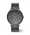 Orologio Daniel Wellington - Classic Piano Link Graphite Unitone Solo Tempo 40mm Grigio Grafite