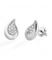 Buonocore - Dew Drop Earrings in 18K White Gold with 0.36ct White Diamonds - 0