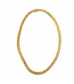 Chimento Necklace - Double Mosaic in 18K Yellow Gold and White Gold - 43cm - 0