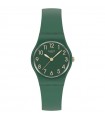 Swatch Watch - Essentials Notes of Pecan Only Time 25mm Dark Green