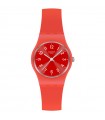 Orologio Swatch - Essentials Notes of Coral Solo Tempo 25mm Rosso Corallo