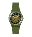 Orologio Swatch - Essentials Thru The Greenery Solo Tempo 34mm Verde Kaki