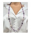 Giadan Necklace - Double Wear Artelier with Amethyst and Pearls