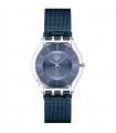 Orologio Swatch - Essentials Cool Skies Solo Tempo Blu 34mm Trasparente