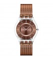 Orologio Swatch - Essentials Mocha in Mind Solo Tempo Marrone 34mm Trasparente