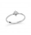 Miluna Ring - in 18K White Gold with Natural Diamonds - 0