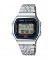 Orologio Casio - Vintage Digitale Multifunzione 38mm Silver con Bluetooth