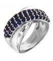 Picca Woman Ring - in White Gold Sapphire - 0