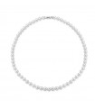 Coscia Necklace - in 18K White Gold with 66.5mm Akoya Pearls - 0