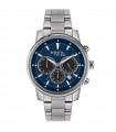 Breil Tribe Men's Watch - Caliber Chrono Gent Chronograph Silver 43mm Blue and Black