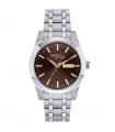 Breil Men's Watch - Rank Tempo and Date Silver 40mm Brown Havana