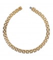 Etruscan Necklace - Ithaca Golden Choker with Panther Chain