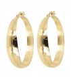 Etruscan - Itaca Gold Hammered Circle Earrings