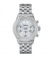 Breil Watch - Manta Chronograph Silver 36.5mm with White Cubic Zirconia